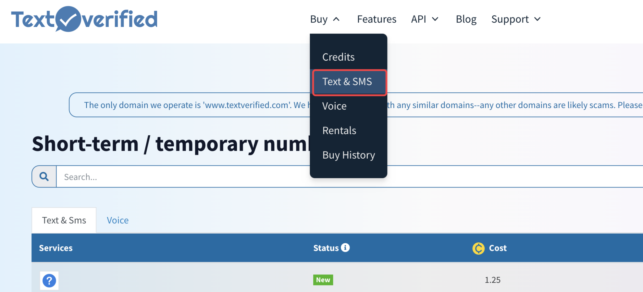 Textverified 美國實體代收簡訊驗證碼 - 微享小棧